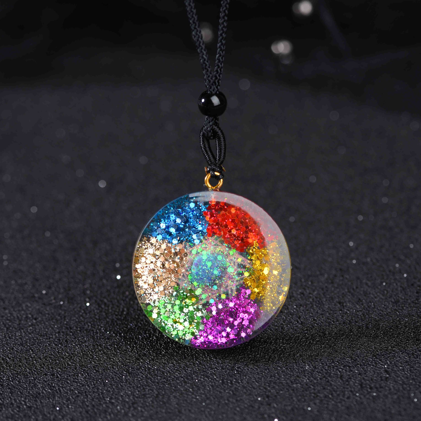 Orgonite Pendant Sri Yantra Necklace