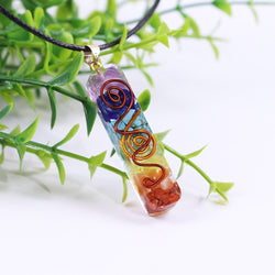 7 Chakra Energy Rainbow Crystal Pendant