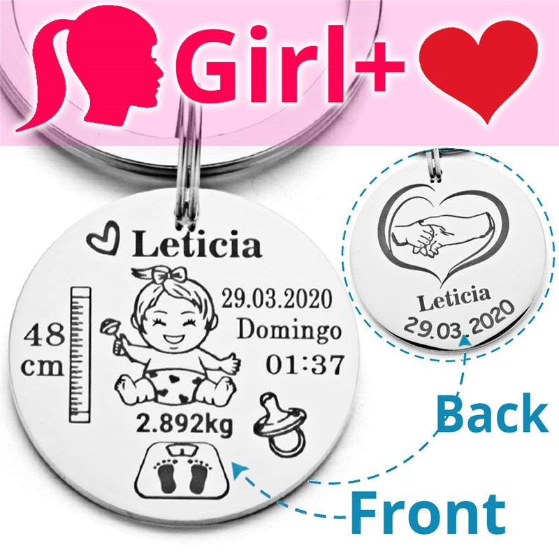 Baby Boys Girls Keychain 