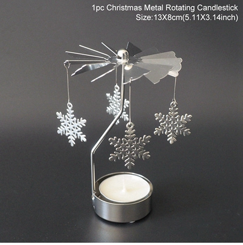 Christmas Rotary Candle Holder