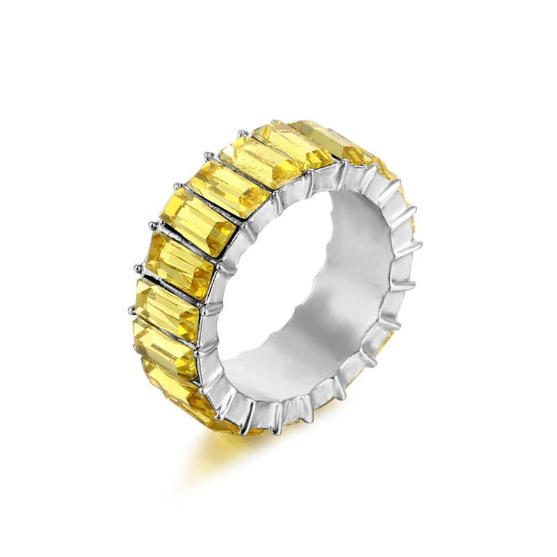 3A Zircon Crystal Luxury Fashion Ring