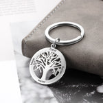 Personalized Tree of Life Stainless Steel Keychains