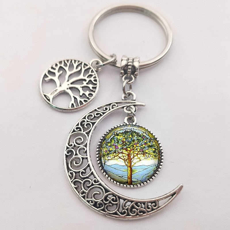 Tree of life statement keychain