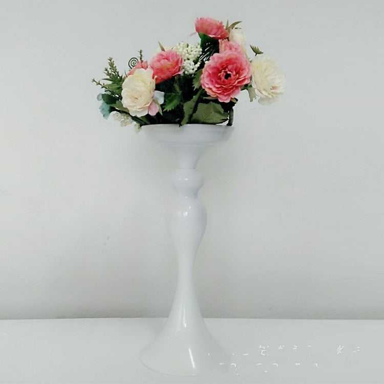 Metal Candle Holders Flowers Vase Candlestick