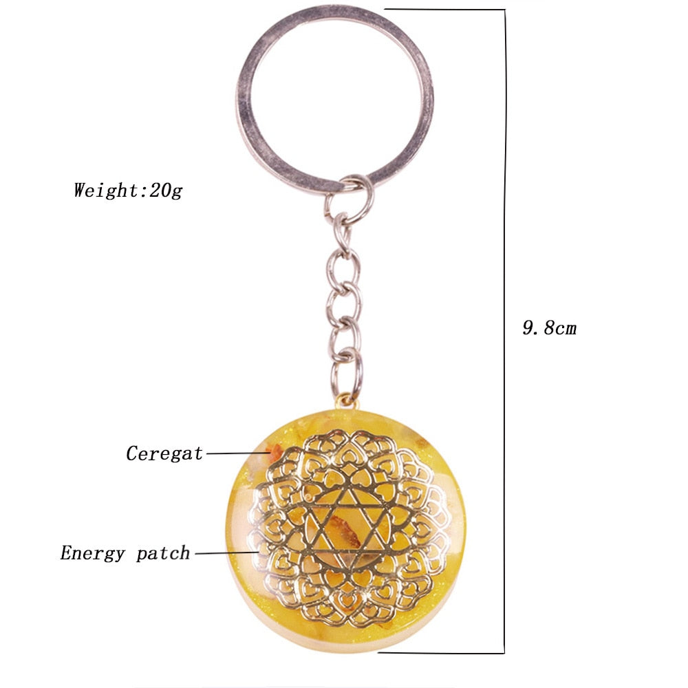 Healing Orgonite Keychain