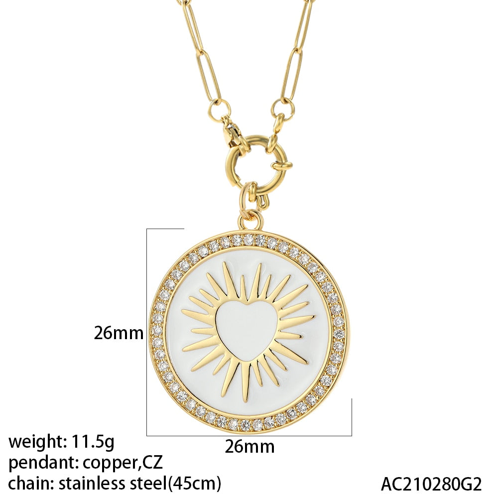 Red Heart Love Pendant for Women