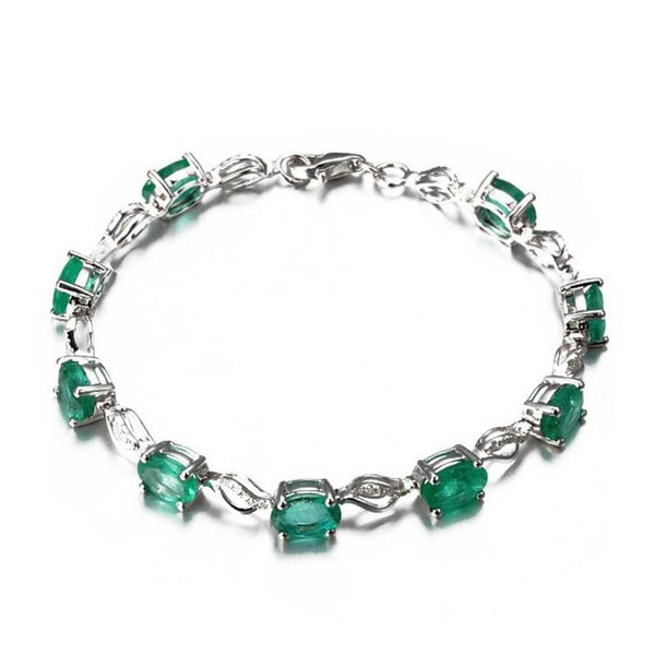 Emerald Gemstone Bracelets