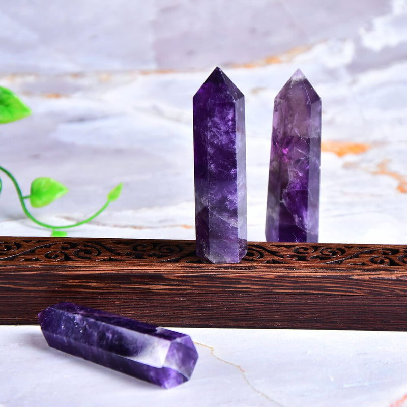 Crystal Healing Energy Stone Natural Quartz Home Decor Reiki Polished Crafts