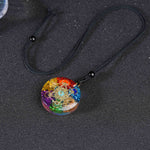 Orgonite Pendant Sri Yantra Necklace