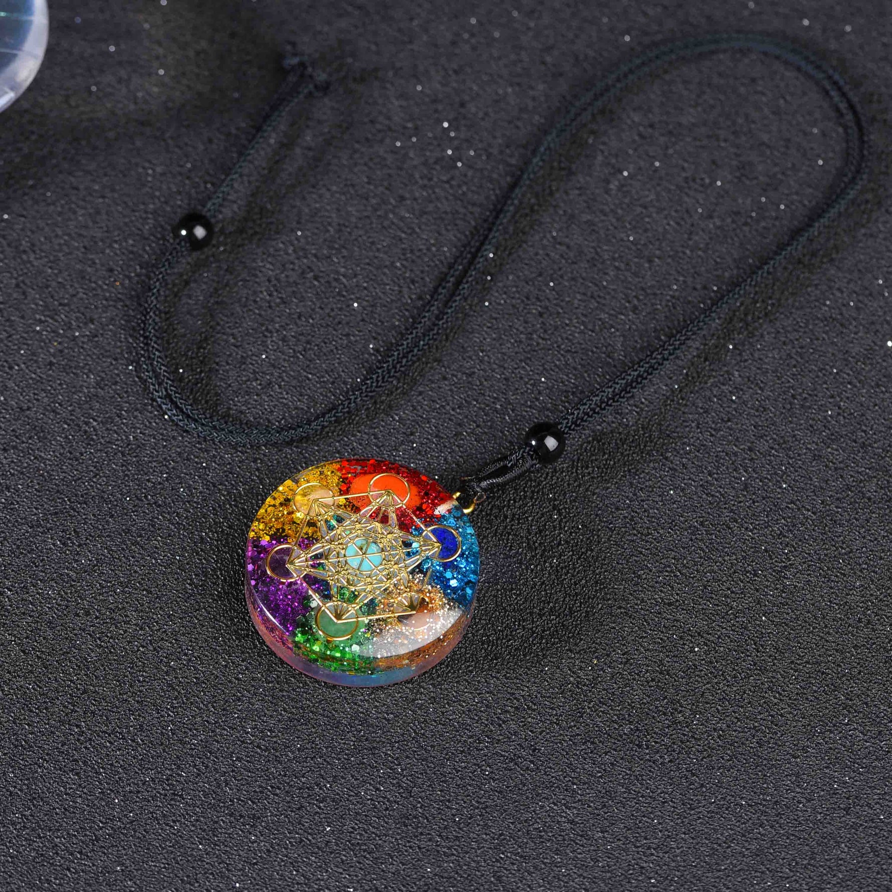 Orgonite Pendant Sri Yantra Necklace