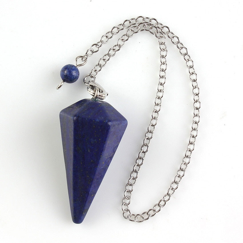 Amethysts Lapis Opal Crystal Stone Healing Chakra Chain Pendants