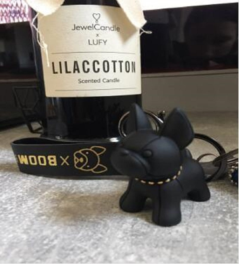 Cartoon Method Fighting Dog Keychains