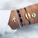 Bohemian Black Rope Chain Bracelet