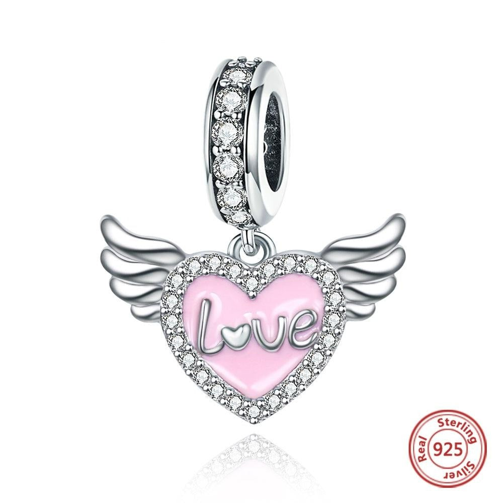 925 Sterling Silver Wing of Angel Necklace