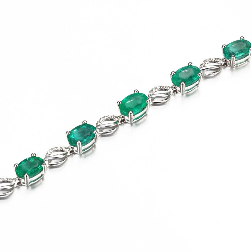 Emerald Gemstone Bracelets