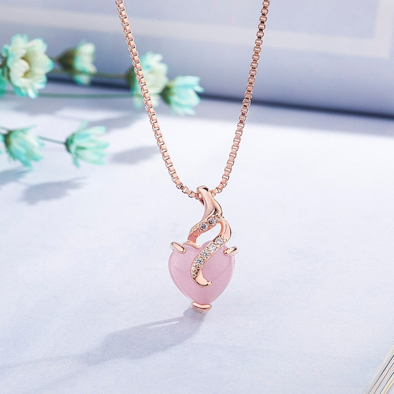 Rose Gold Color Necklace for Women