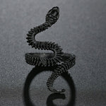 Double Head Snake Adjustable Rings
