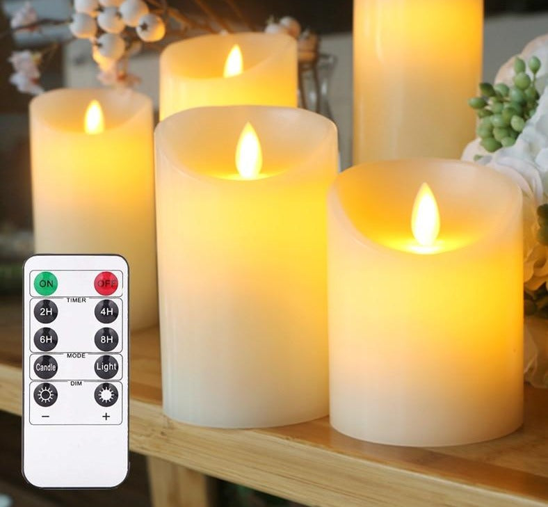 LED Flameless Candle Lights Remote Flickering Tea Candles