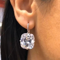 Crystal Cubic Zirconia Dangle Earrings