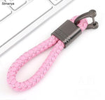 hand-woven leather Car Key Ring