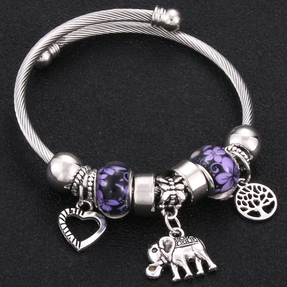 Tree of Life Elephant shape Bracelet