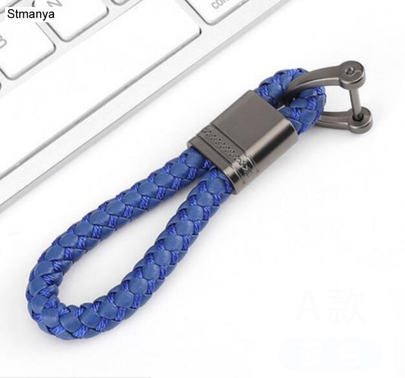 hand-woven leather Car Key Ring