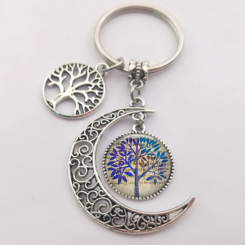 Tree of life statement keychain