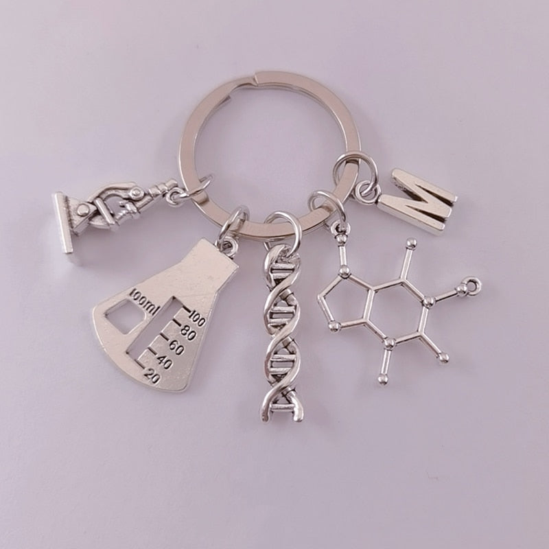 Doctor Molecular DNA Microscope Keychain