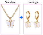 Fashion Crystal Jewelry Set Zircon Necklace Earrings Set