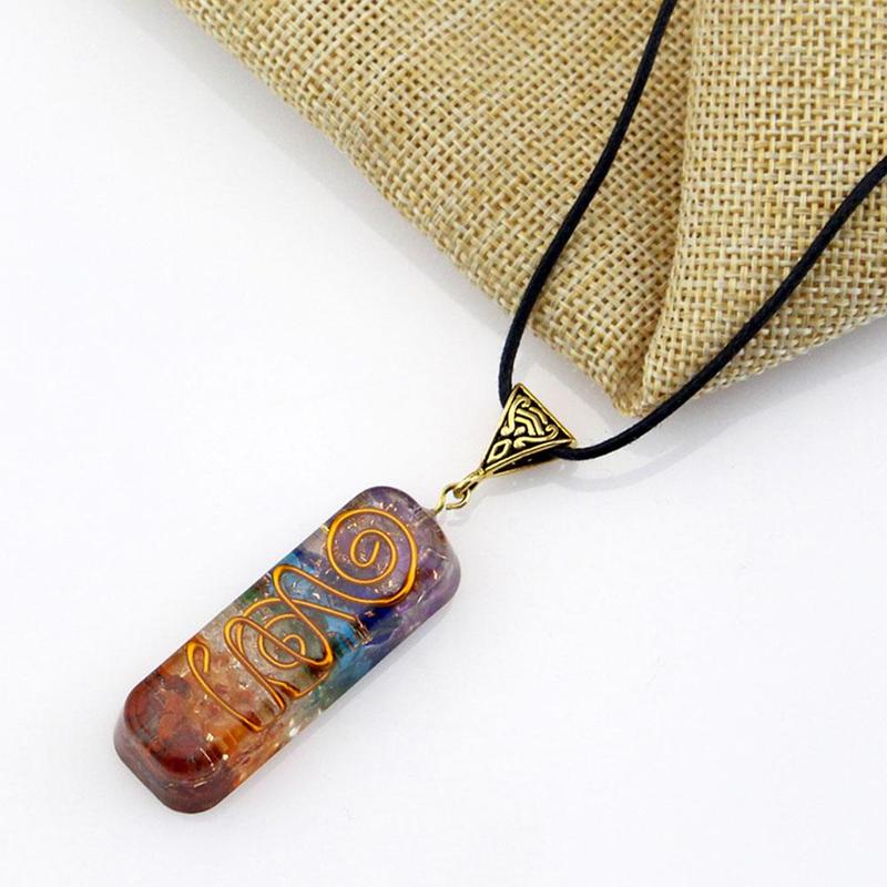 Seven Veins Energy Pendant Necklace