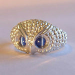 Cute Owl Silver Color Women  Finger Ring
