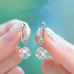 Crystal Zircon Stone Earrings