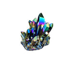 Natural Quartz Crystal Rainbow Titanium Cluster Rare Decoration Craft Reiki Stone
