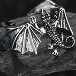 Double Head Snake Adjustable Rings