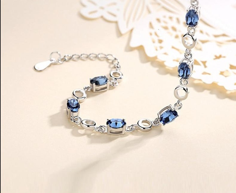 Silver 925 Jewelry Topaz Bracelets
