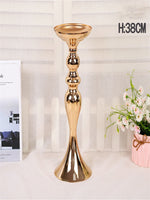 Metal Candle Holders Flowers Vase Candlestick