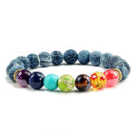 Beads Reiki Buddha Prayer Natural Stone Yoga Bracelet For Women