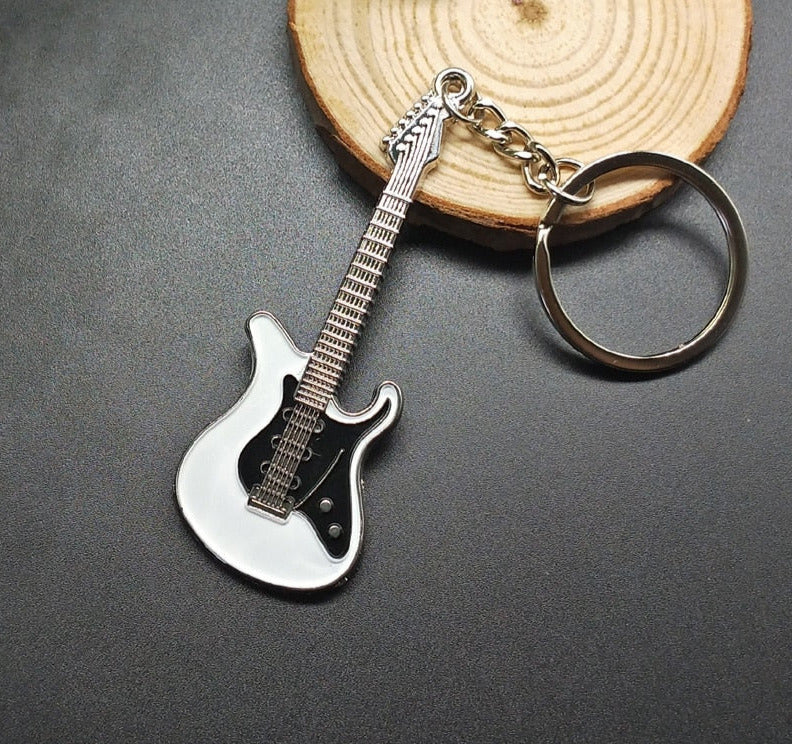 Guitar Metal 6 colour KeyChain