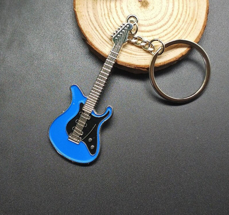 Guitar Metal 6 colour KeyChain