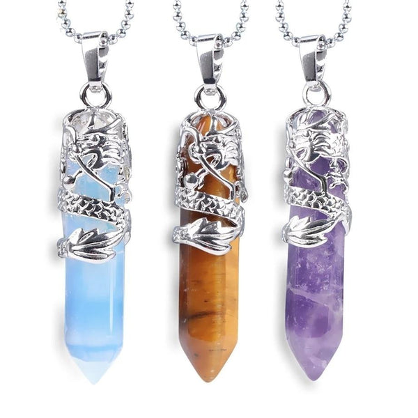 Dragon Necklace Quartz Necklaces 