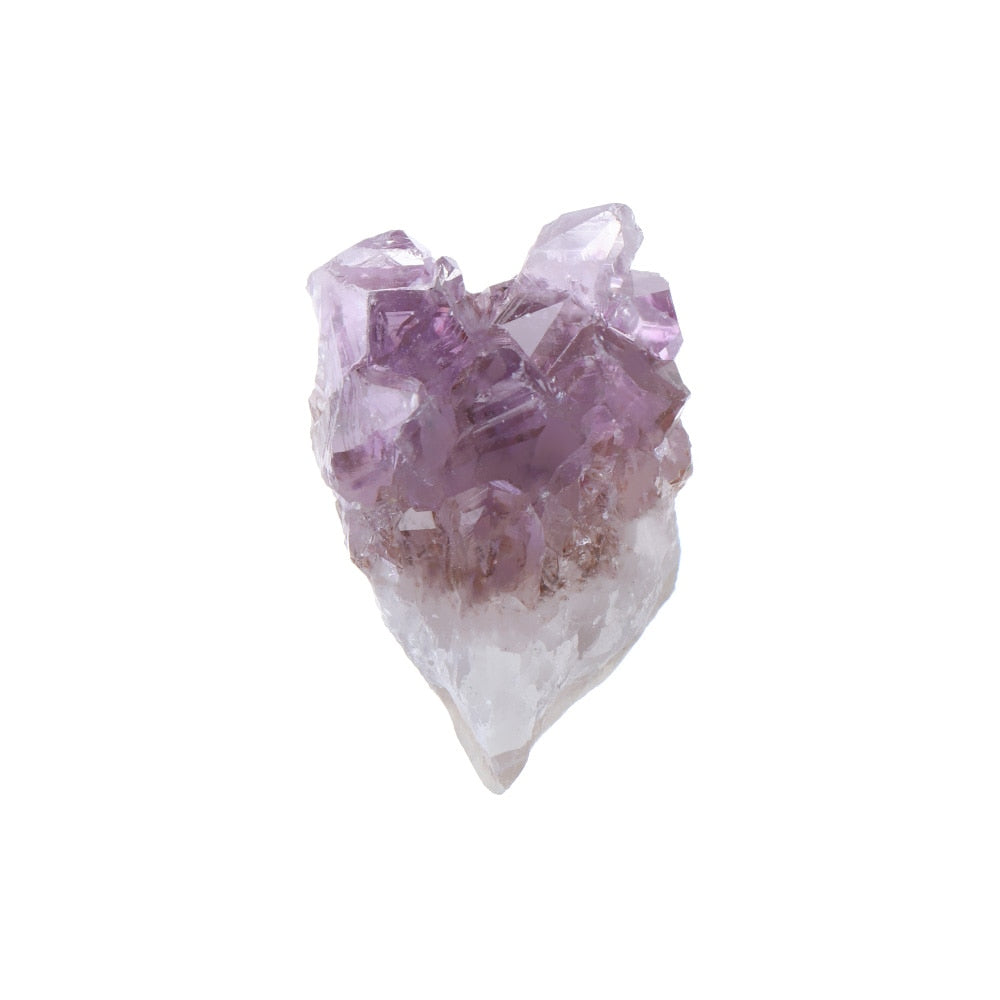 Natural Amethyst Cluster Quartz Crystal Mineral Specimen Healing Stone