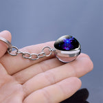 Glass Ball Keychain