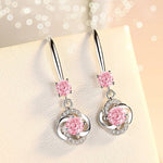 Crystal Zircon Stone Earrings