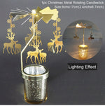 Metal Rotating Candle Holder