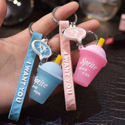 Simulation Beverage Keychain