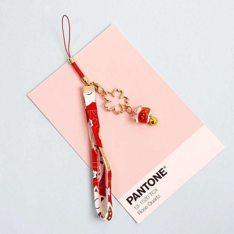 Cute Lucky Kawaii Cat Fortune Keychain