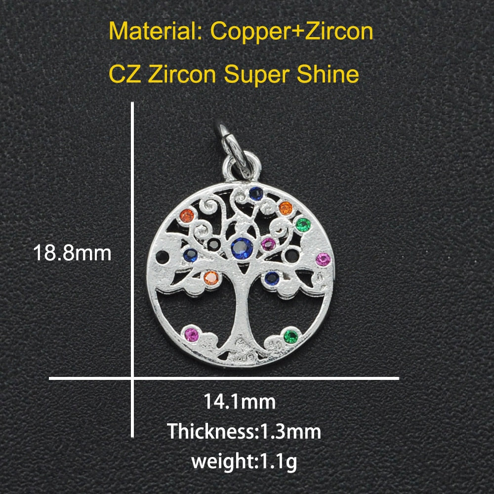 CZ Charms Cactus Necklace Pendant