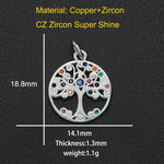 CZ Charms Cactus Necklace Pendant
