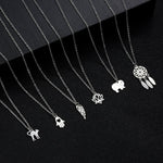 Fashion Retro Stainless Steel Dream Catcher Pendant Necklaces