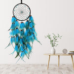 Light Blue Dreamcatcher Pendant